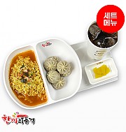 라면+통통갈비만두+음료
