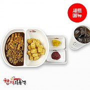 상하이짜장라볶이+감자튀김+음료