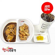 상하이짜장떡볶이+탕수육-단무지