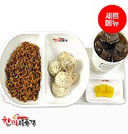 짜파게티+통통갈비만두+음료-단무지