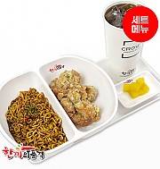 짜파게티+까르보치킨+음료-단무지