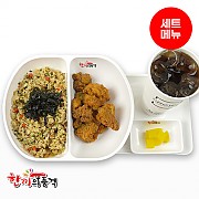 소불고기볶음밥+후라이드치킨-단무지