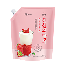대상-진심의딸기1kg 진짜딸기들어있슴