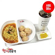 라면+통통제육만두+음료