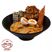 크림떡볶이(모듬튀김)
