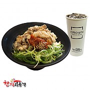 대패삼겹살덮밥+음료세트