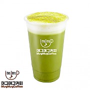 아이스 녹차라떼