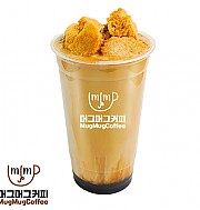 달고나 흑당 라떼