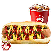 오리지널 핫도그 세트 ( + 음료 )