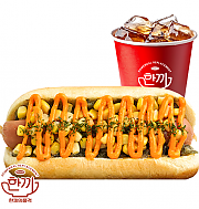 콘치즈 핫도그 세트 ( + 음료 )