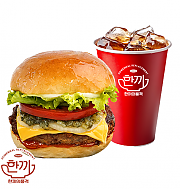 칠리치즈 버거 세트 ( + 음료 )